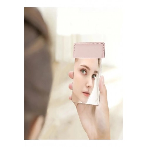 M16 Cep, Cüzdan, Çanta İçin Ultra İnce, Taşıması Kolay, Kılıflı, Kompakt Mini Makyaj Güzellik Aynası